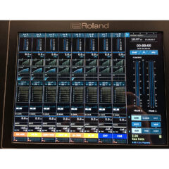 Roland M5000 digital mixing console + REAC's