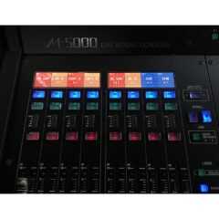 Roland M5000 digital mixing console + REAC's