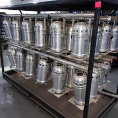 Thomas Par 64 Chrome 6 lamp bars