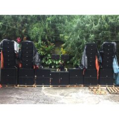 Used FBT Muse 210LA tops & Mitus 218SA Sub Line Array System