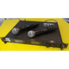 Shure UR4D J5E Dual Wireless Receiver and UR2-SM58 Handheld Transmitter Package