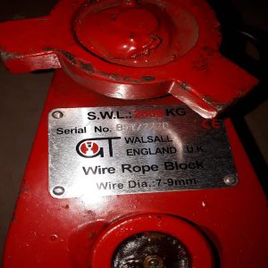Heavy Duty Wire Rope Snatch Block Package