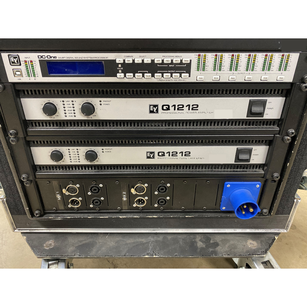 Electrovoice Q1212 and PX1122M PA/Monitor System
