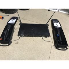 Mipro ACT-747 Dual channel RF receiver and 2 x ACT7h Hand held microphone