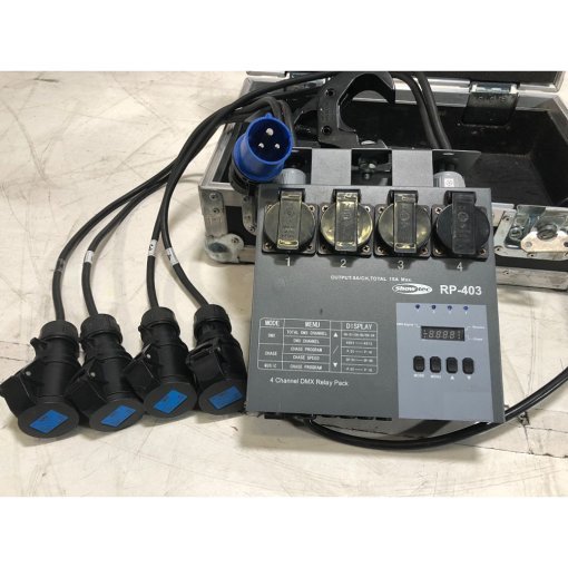 Showtec RP-403 4-Channel DMX Switch
