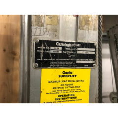 Genie SL-24 Superlift Contractor