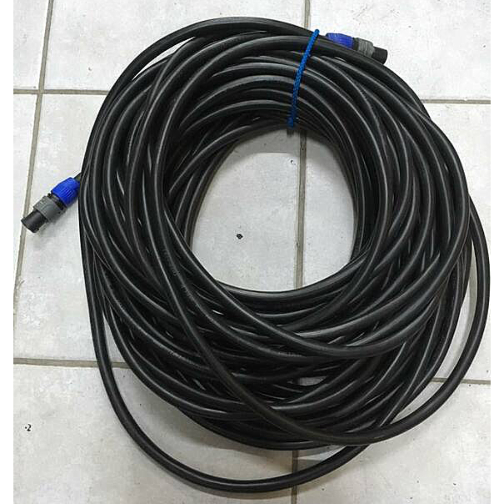 Neutrik SpeakON 2P 2x4mm2 - 30m Loudspeaker Cables