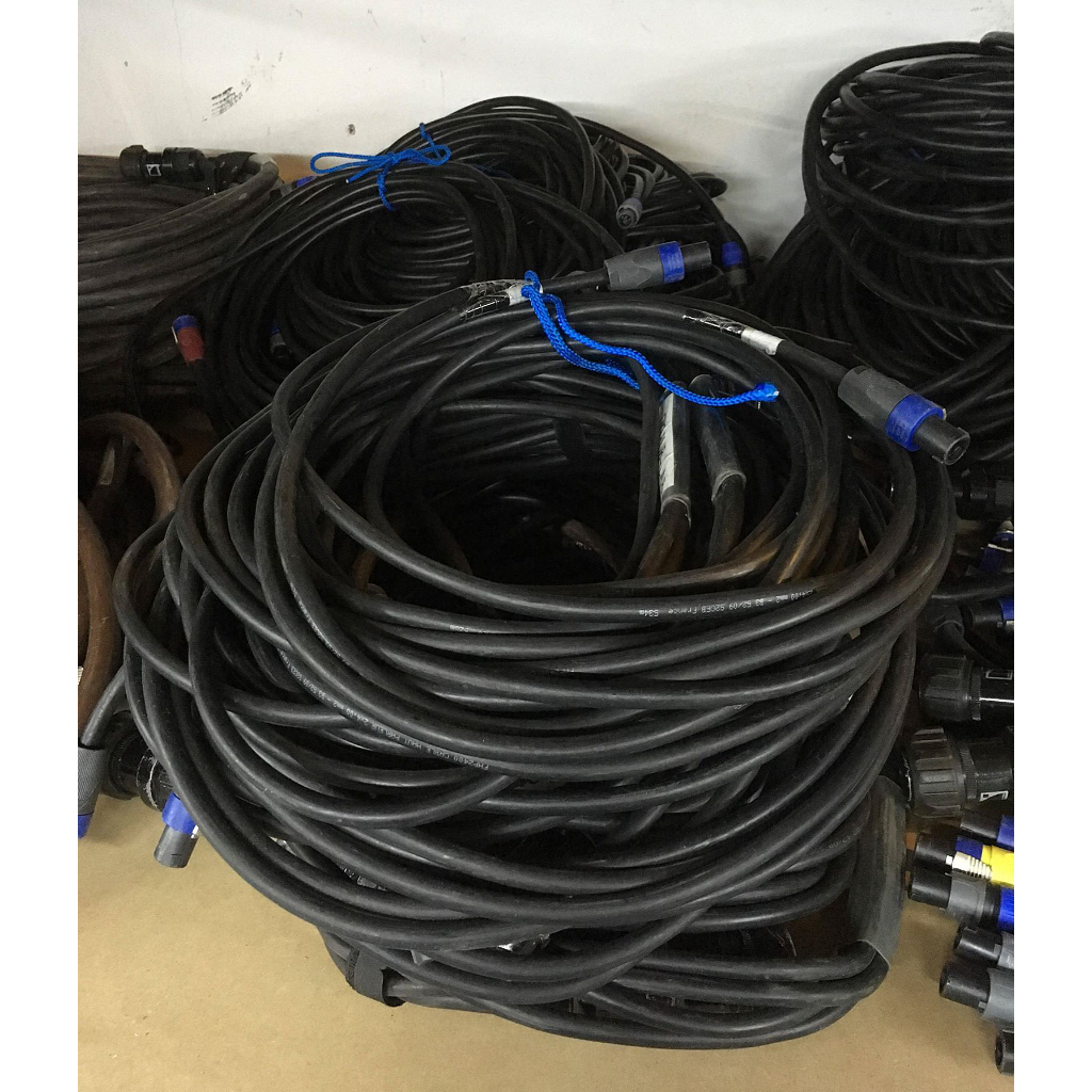 Neutrik SpeakON 2P 2x4mm2 - 30m Loudspeaker Cables