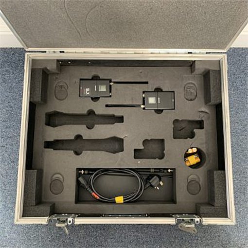 Shure UR4D+ 2 Way Dual Wireless Receiver Kit Bodypack Range K4