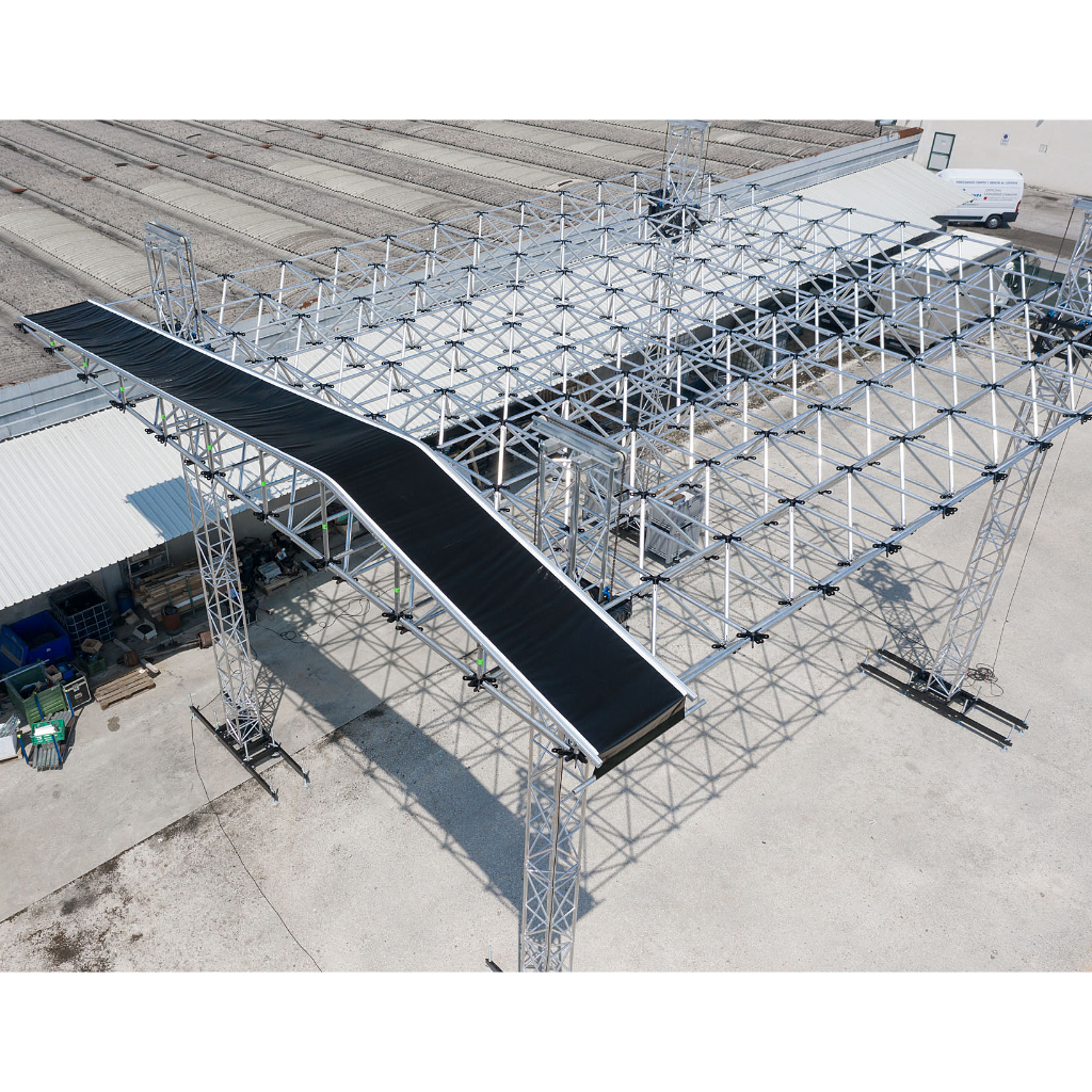 ALUSPACE 14x12 mt aluminium truss system