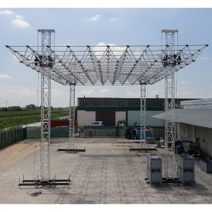 ALUSPACE 14x12 mt aluminium truss system