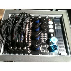 Custom 48 way stagebox with transformer iso splits