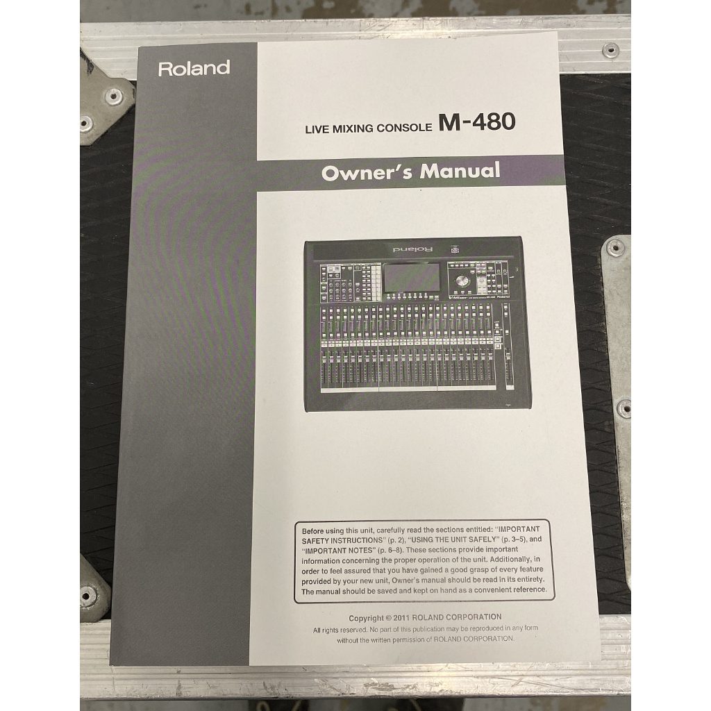 Roland M-480 Digital Mixing Console Package