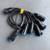 Socapex Fan Out to 6x16A (F) 1m 2.5mm Extension Cable