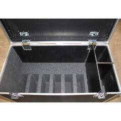 Eurolite Blinder 4-Lite horizontal, black lighting fixture set (6)