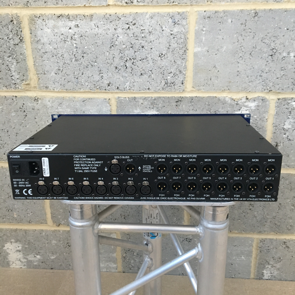 XTA DS800 Mic/Line Distributions