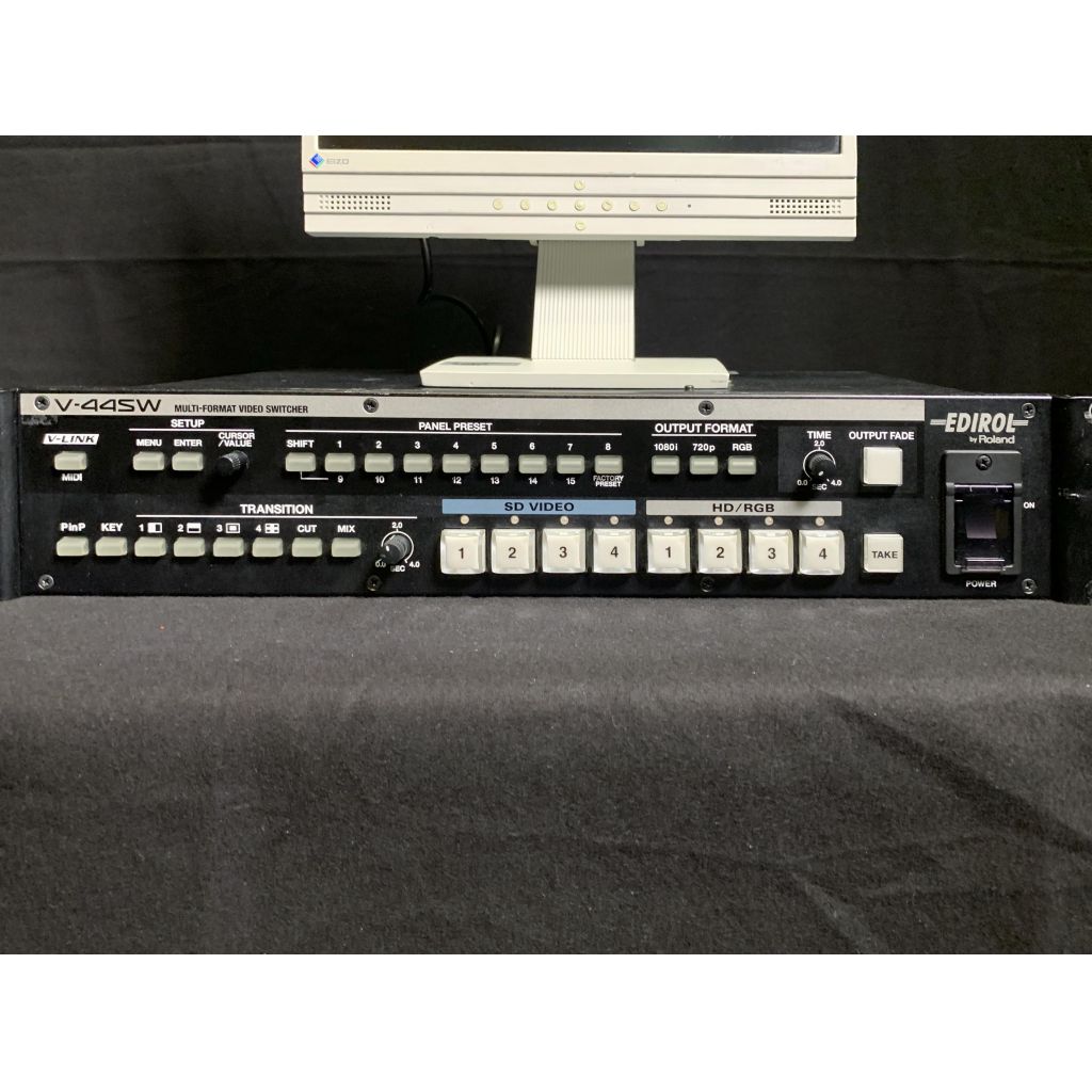 Roland Edirol V-44SW Rack-Mountable Multi-Format Video Mixer and Switcher