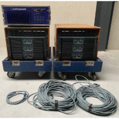 Turbosound LMS-780 and BSS EPC-780 Mono Amplifier Racks (2pc)