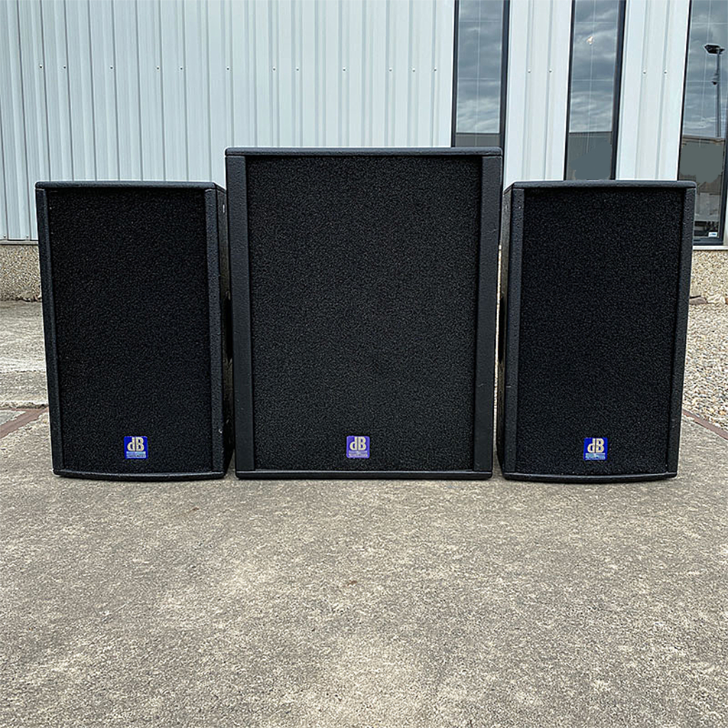 dB Technologies Arena 12 Passive Speaker and Arena SW18 Subwoofer Package