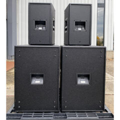 Dynacord C 12.2 Loudspeaker and Sub 1.18 Subwoofer Package