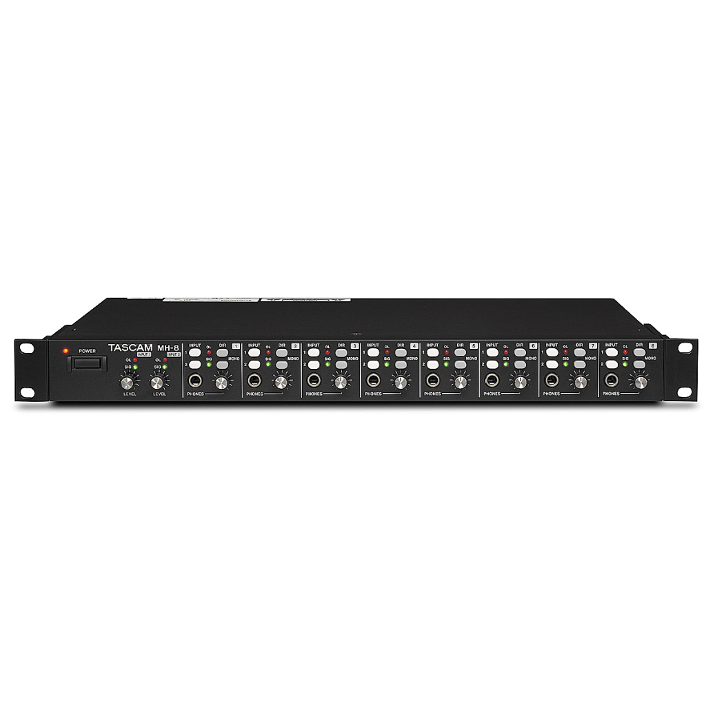 Tascam MH-8 Eightfold Headphones Amplifier