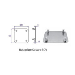 Baseplate Square-30V
