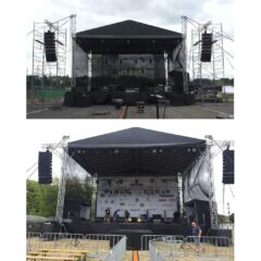 Electrovoice XLC127 DVX 3‑way compact line array element and X-Sub Dual‑18“ subwoofer element System Package