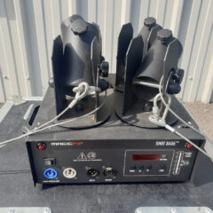 MagicFX SHOT BASE DMX compact base to fire 4 Electric Confetti or Streamer Cannons from a stage or truss