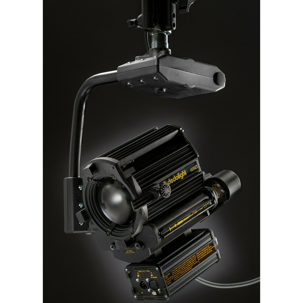Dedolight DLH650-MO Motorized light head, 650 W tungsten, DMX-control, pole operated