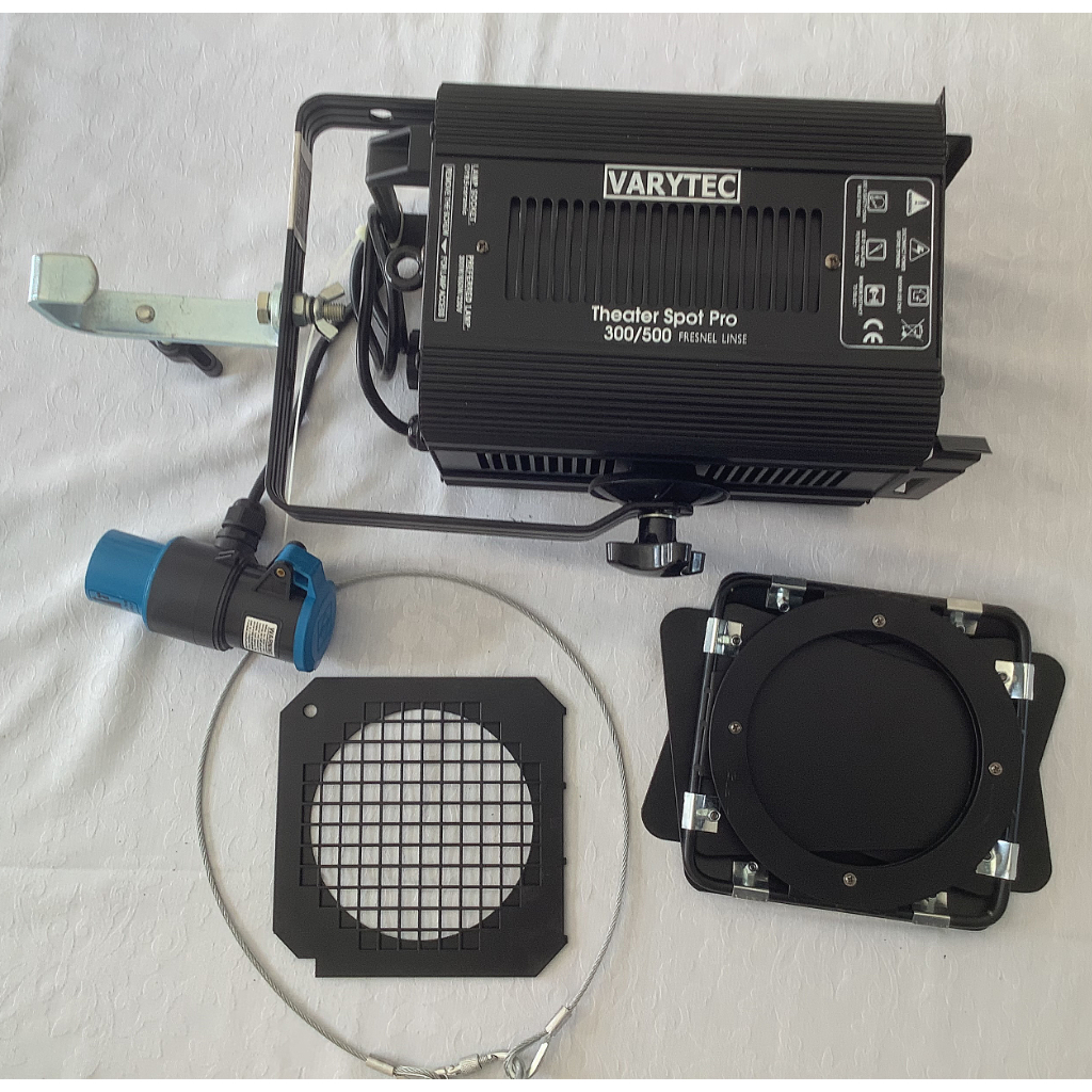 Varytec Theatre Spot Pro 300/500 Fresnel, Black Package (14)