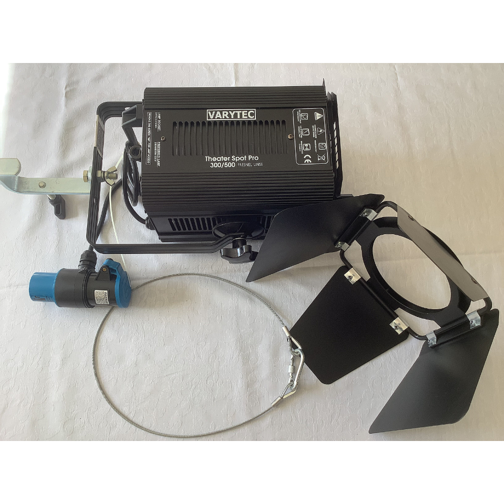 Varytec Theatre Spot Pro 300/500 Fresnel, Black Package (14)