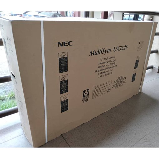 NEC MultiSync UX552S 55", Black, Video Wall Display