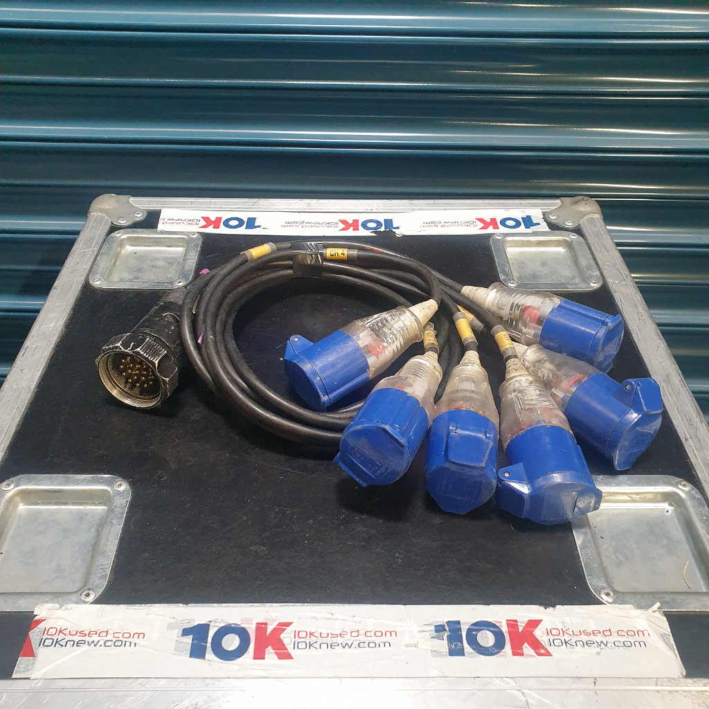 Socapex to 16amp 6-Way Fanout