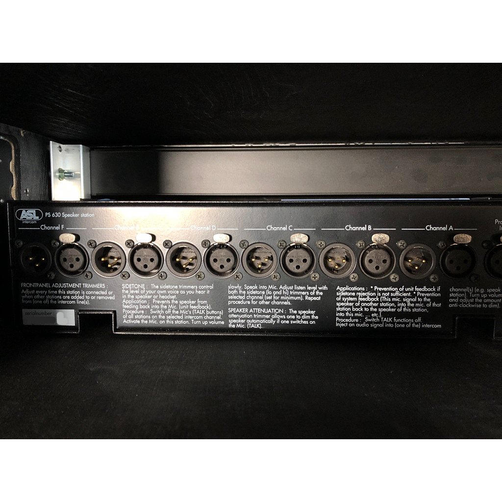 ASL PS 630 six-channel remote speaker station