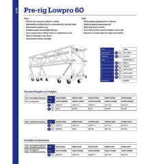 James Thomas Pre-rig Lowpro 60 Trussing