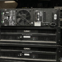 QSC ISA 750 and QSC ISA 450 Amplifier Package