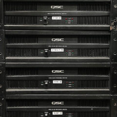 QSC ISA 750 and QSC ISA 450 Amplifier Package