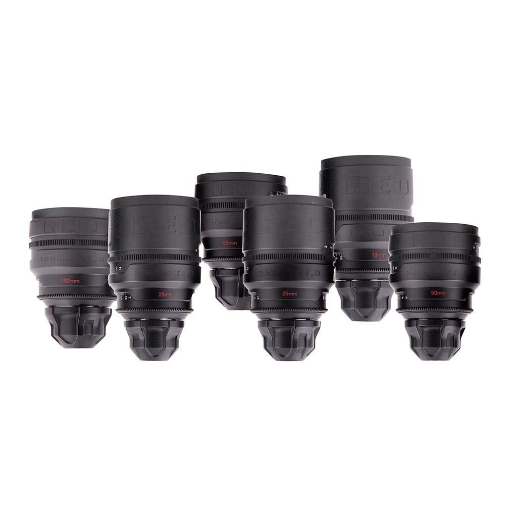 RED T1.8 18,25,35,50,85,100mm Lens