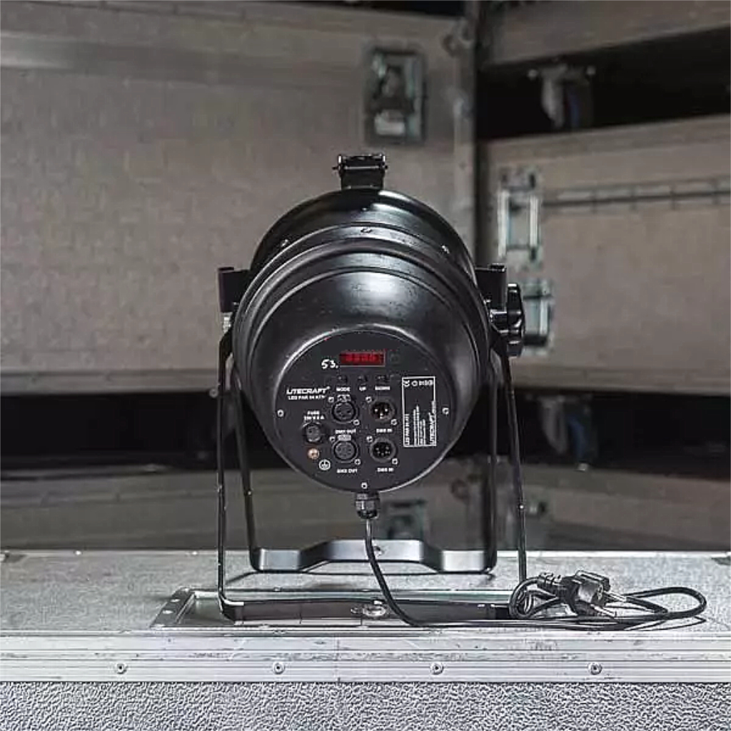 Litecraft LED PAR-64 Black Lighting Fixture