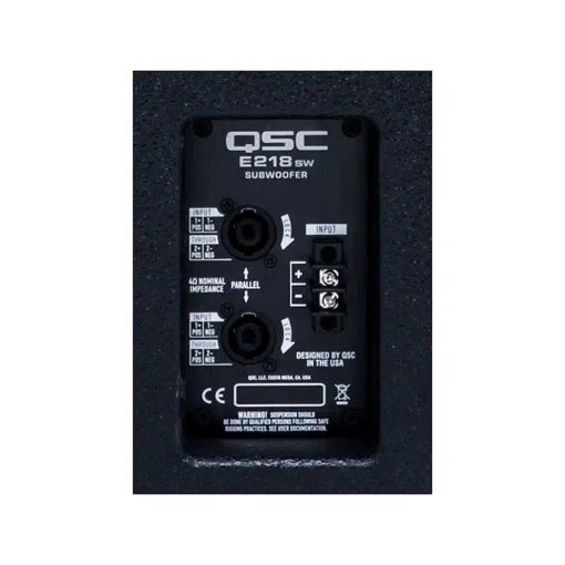 QSC E215 Loudspeaker and E218sw Subwoofer