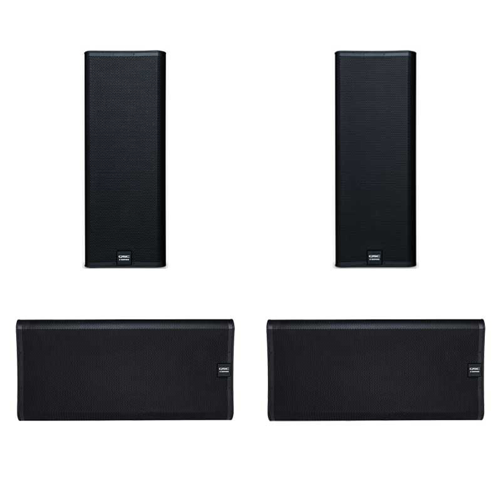 QSC E215 Loudspeaker and E218sw Subwoofer