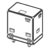 Flightcase for 2 x NEXO MSUB15