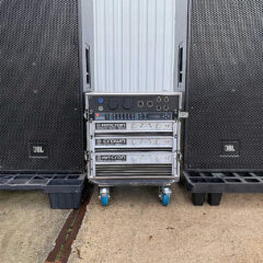 JBL P733, P746 and Crown Amplifier Rack Package