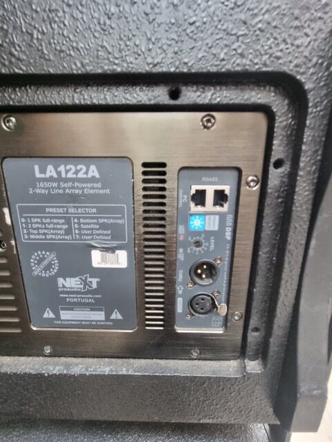 Next-proaudio LA122A and LAs418 Package