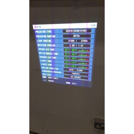 Panasonic PT-RZ970B WUXGA 10,000-Lumen Large Venue Laser Light Source Projector