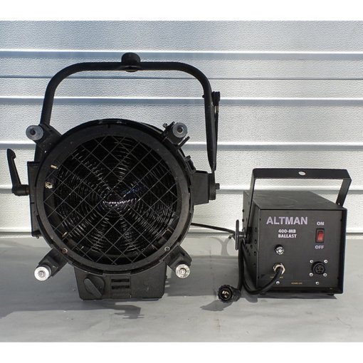 Altman UV 703 compact, high output blacklight fresnel lighting fixture