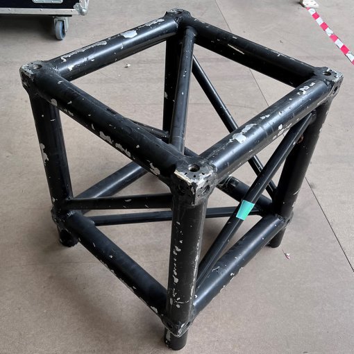 Eurotruss ST (50cm) 4-Way Universal Black Corner Trussing