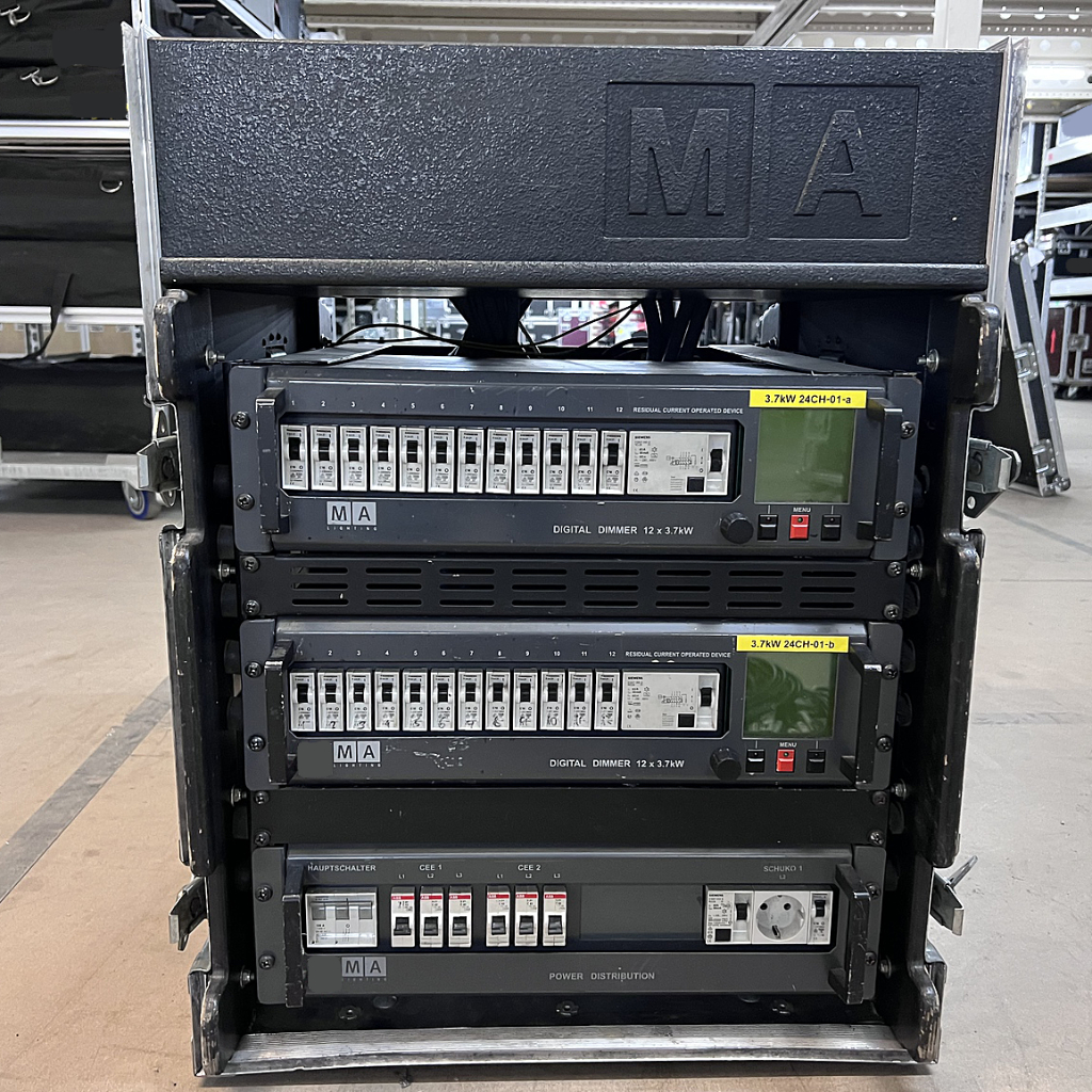 MA Lighting 24x3.7kVA Dimmer Rack