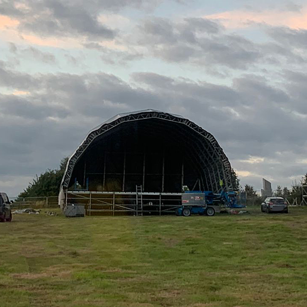 Layher 14.5m x 12.4m Stage Roof Only