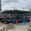 Bandstand Structure Complete with Layher Stage Decking and Scaffold Grid